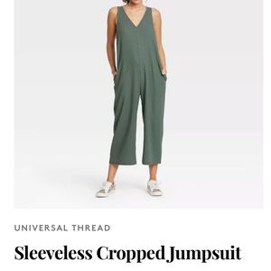 Light grey/cream colored jumpsuit. Fits oversized